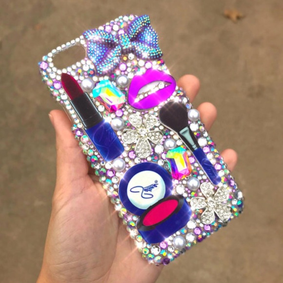 Accessories - Bling Rhinestone Selena Makeup iPhone6s Phone Case
